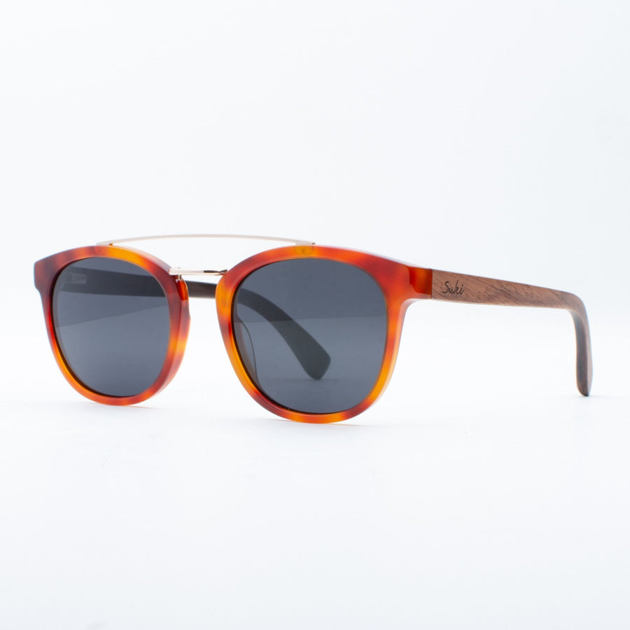 Wooden Sunglasses Gama Red Tortoise Suki