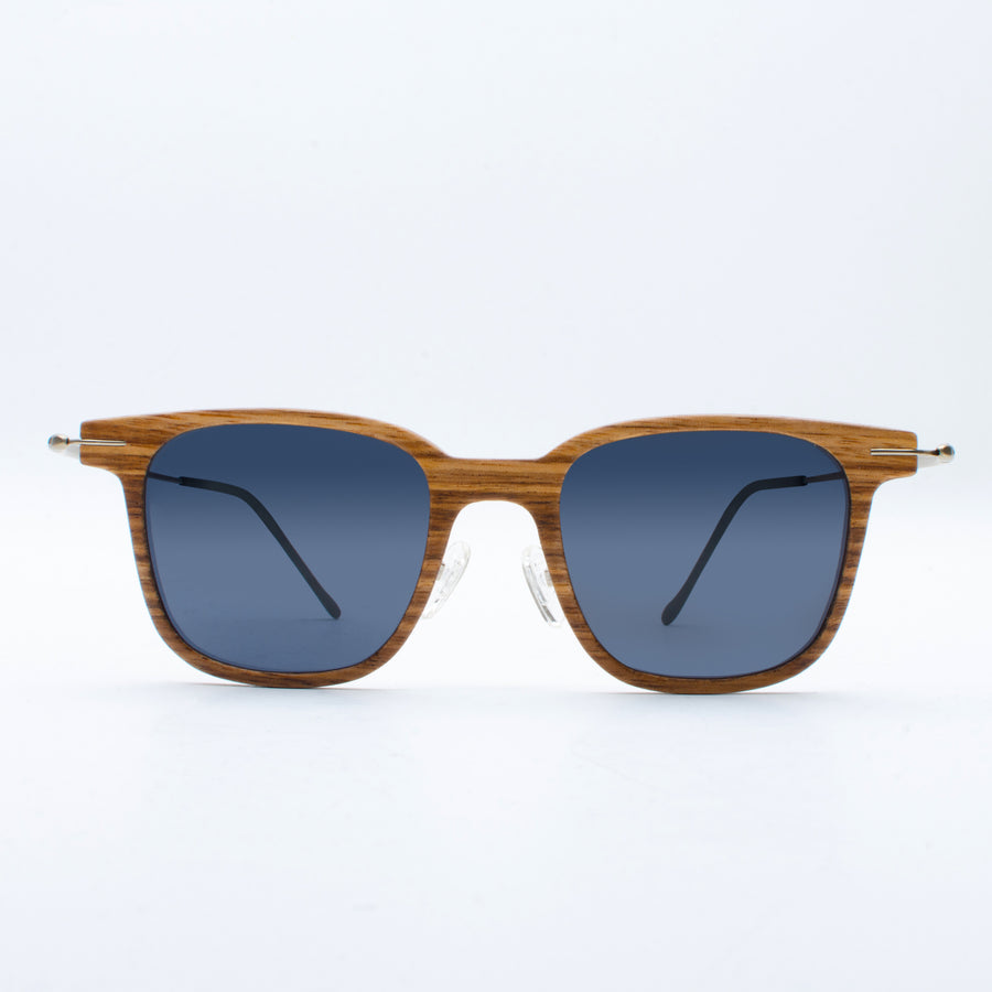 Wooden Sunglasses Zebrawood Ebony