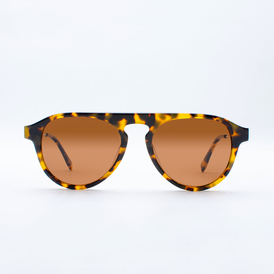 Wooden Sunglasses Amoli Yellow Tortoise Suki