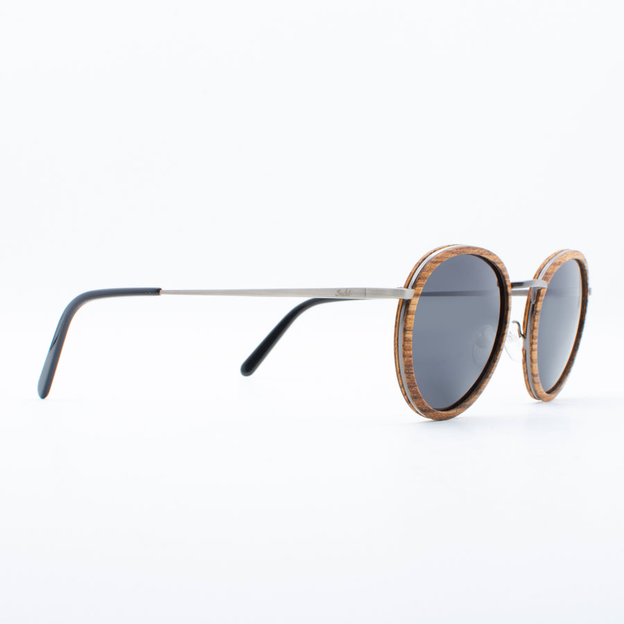 Wooden Sunglasses Anom Zebrawood Suki