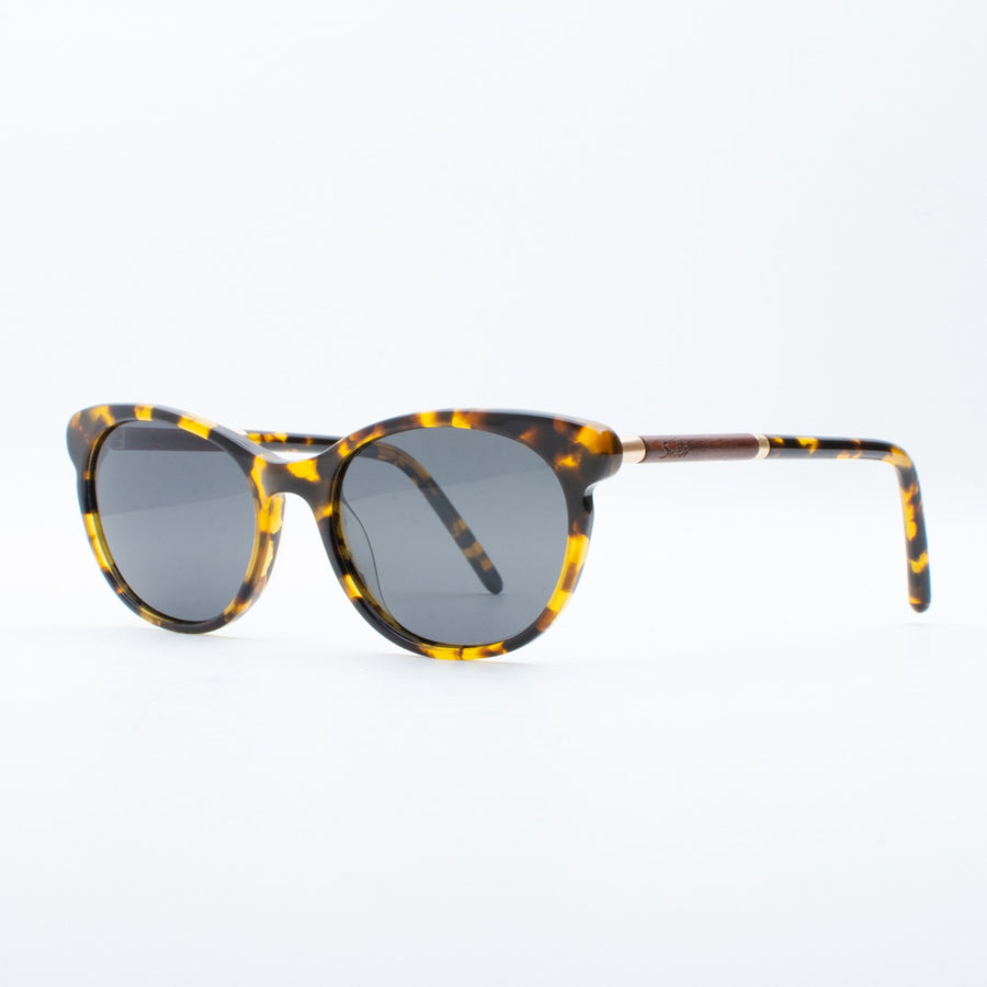 Wooden Sunglasses Diva Misty Tortoise Suki