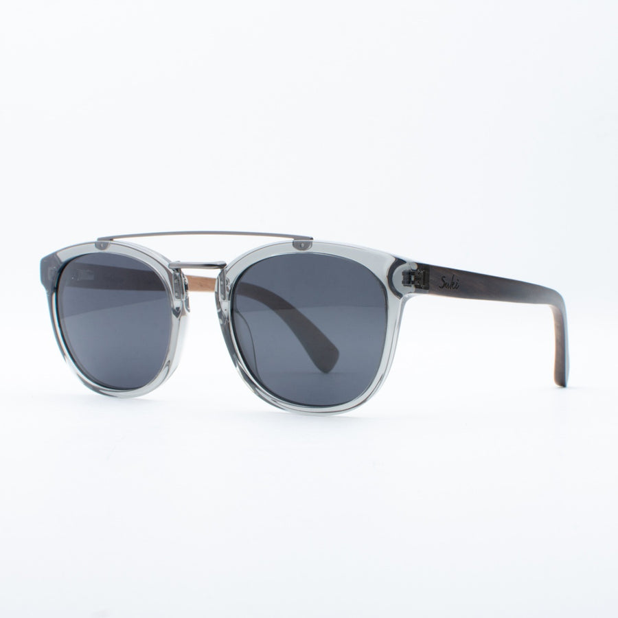 Wooden Sunglasses Gama Grey Suki