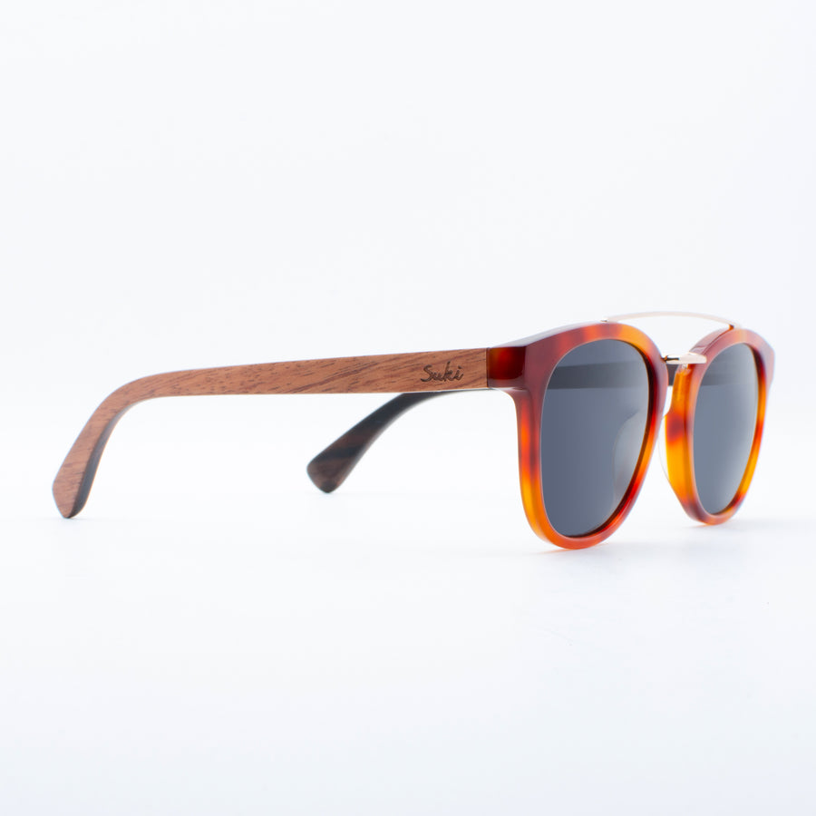 Wooden Sunglasses Gama Red Tortoise Suki