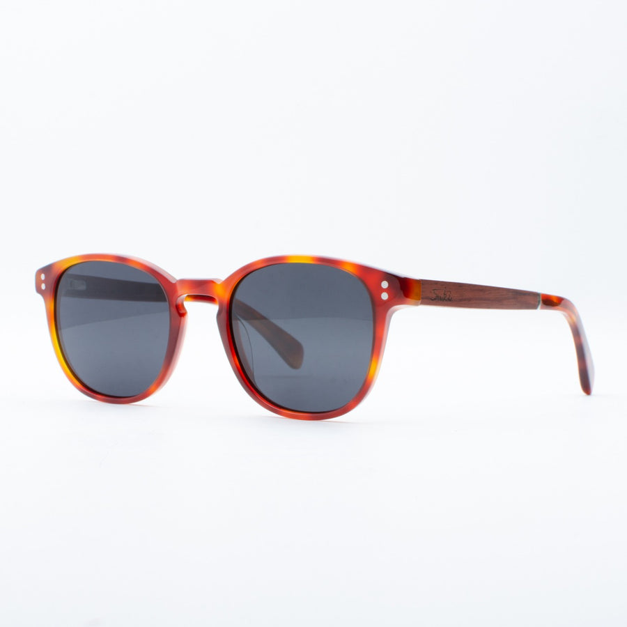 Wooden Sunglasses Kama Red Tortoise Suki