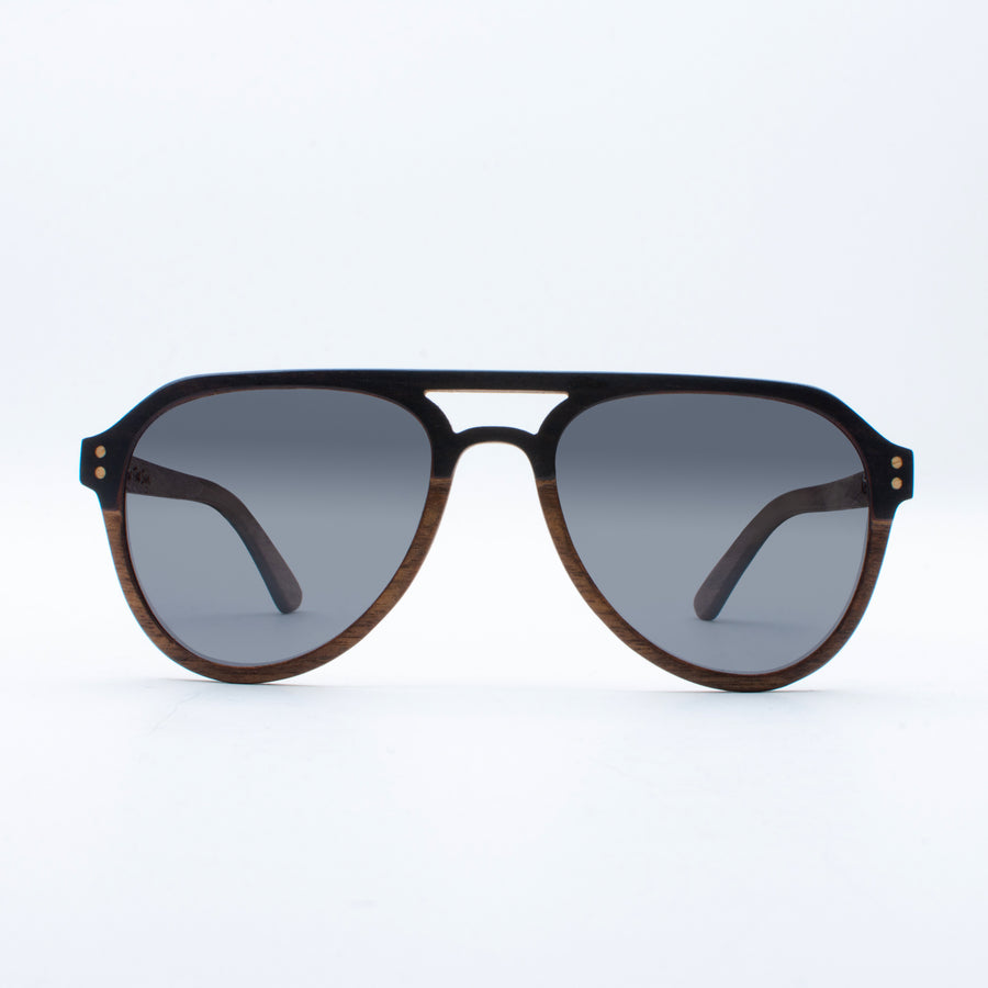 Wooden Sunglasses Kayoa Ebony Walnut Suki