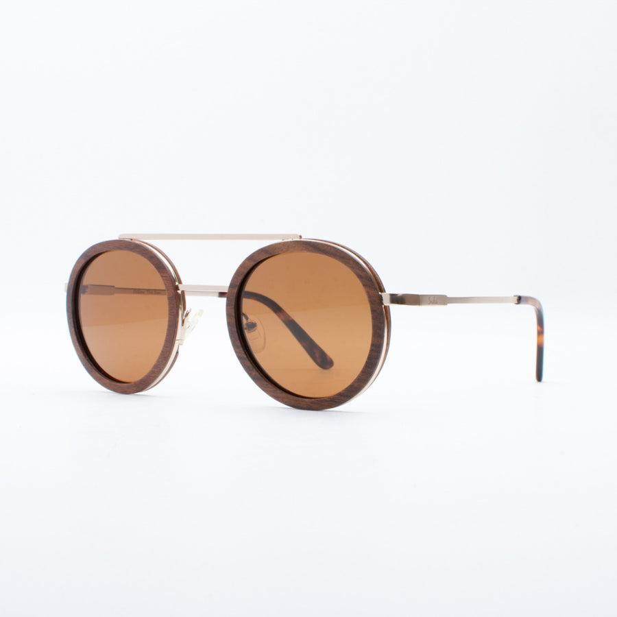 Wooden Sunglasses Meno Teakwood Suki