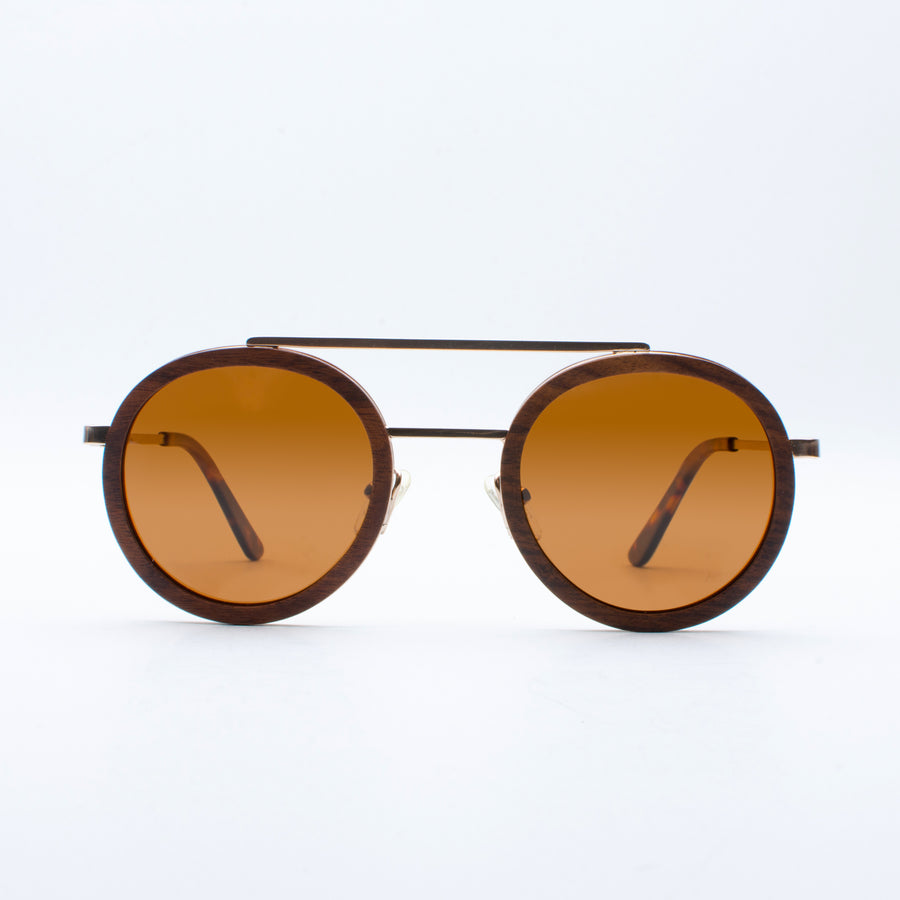 Wooden Sunglasses Meno Teakwood Suki