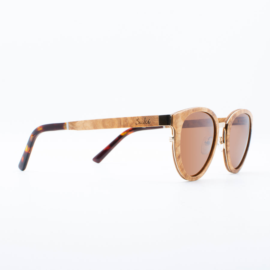 Wooden Sunglasses Morotai Maple Suki