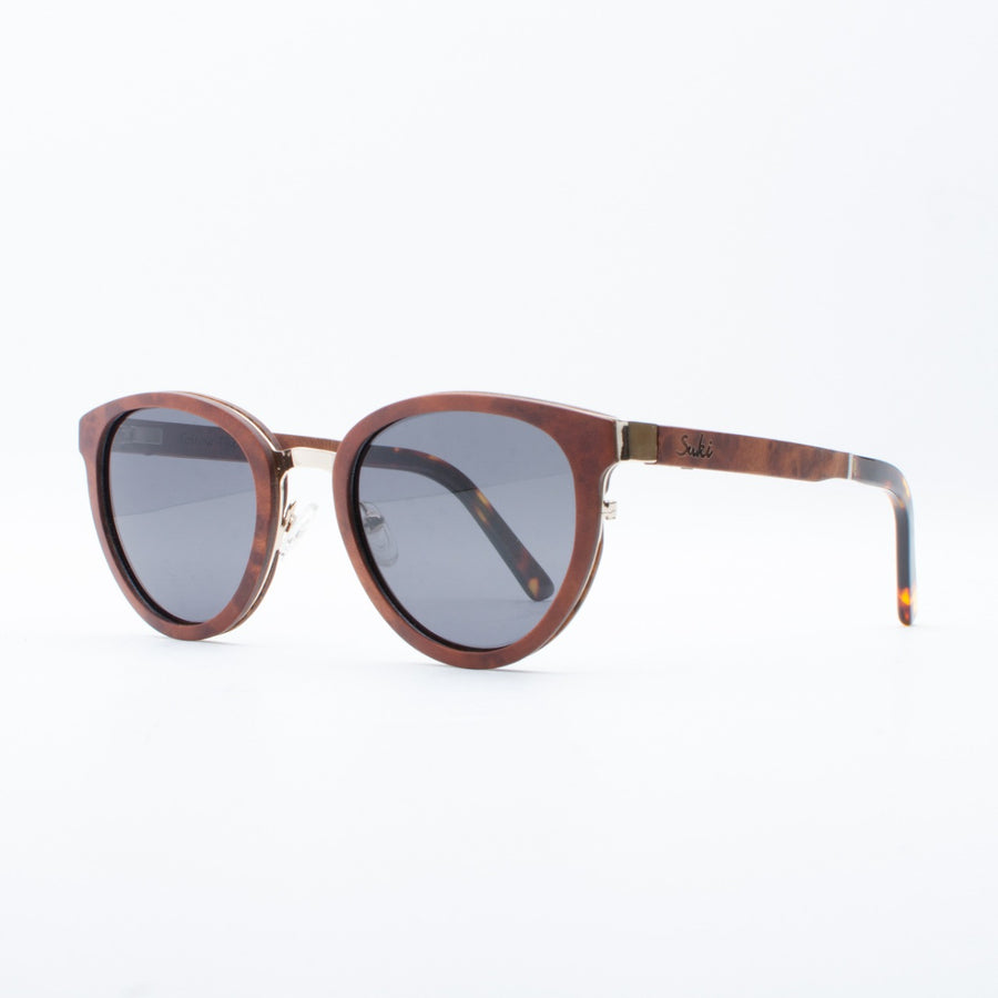 Wooden Sunglasses Morotai Red Buri Suki