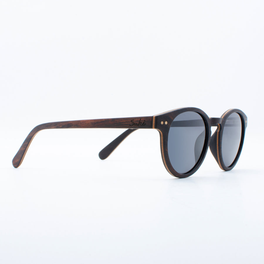 Wooden Sunglasses Obi Ebony Suki