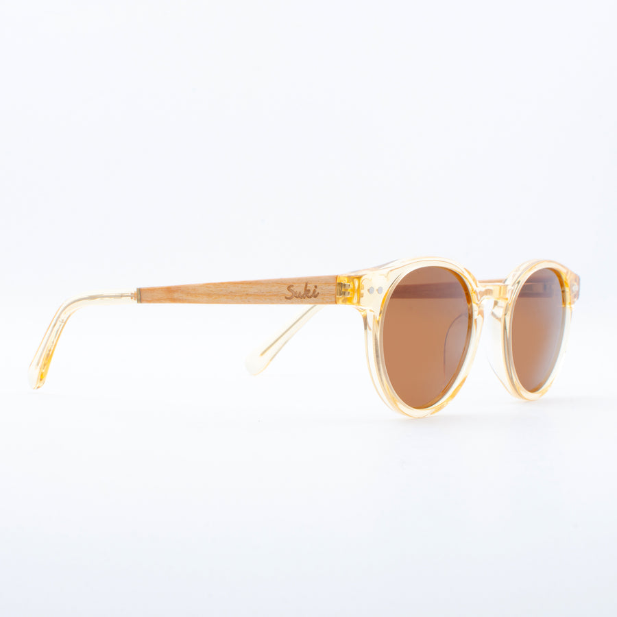 Wooden Sunglasses Padma Champagne Suki