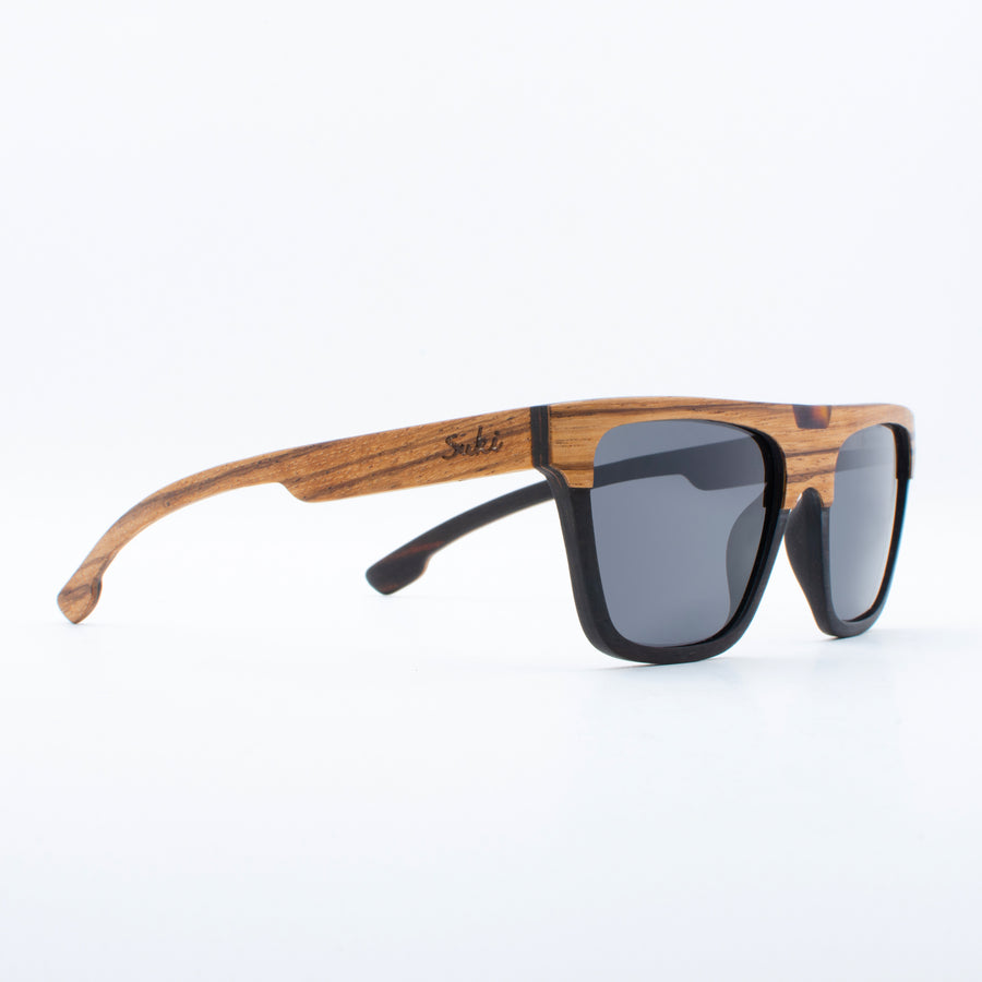 Wooden Sunglasses Tambora Zebrawood Suki