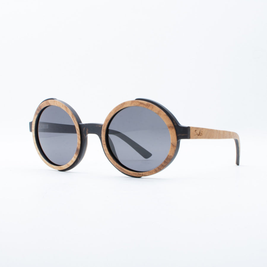 wooden sunglasses tana ebony burl suki