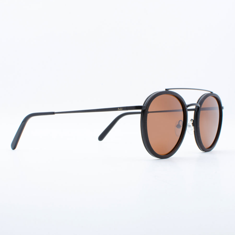 Wooden Sunglasses Yak Ebony Suki