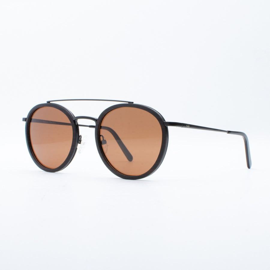 Wooden Sunglasses Yak Ebony Suki