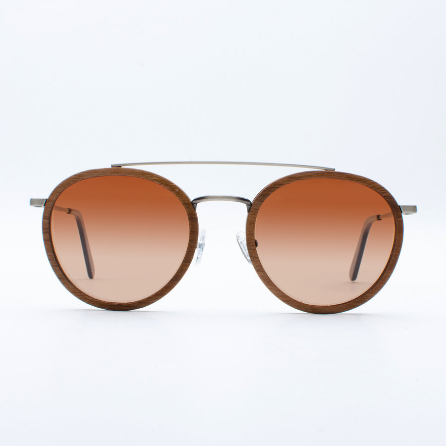 Wooden Sunglasses Yak Walnut Suki