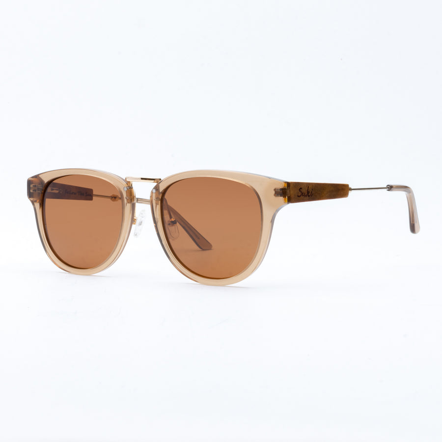 Wooden Sunglasses Kila Brown Suki